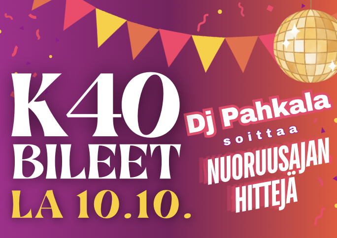 K40 BILEET 10.10.